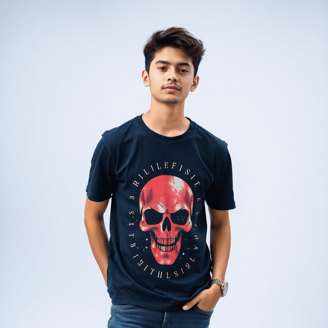 Unique graphic tee casual fashion