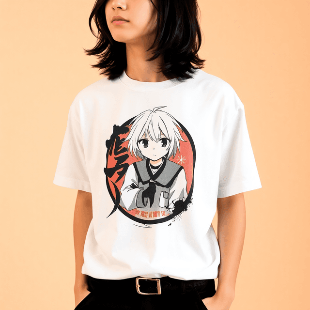 Anime style t-shirt design trendy