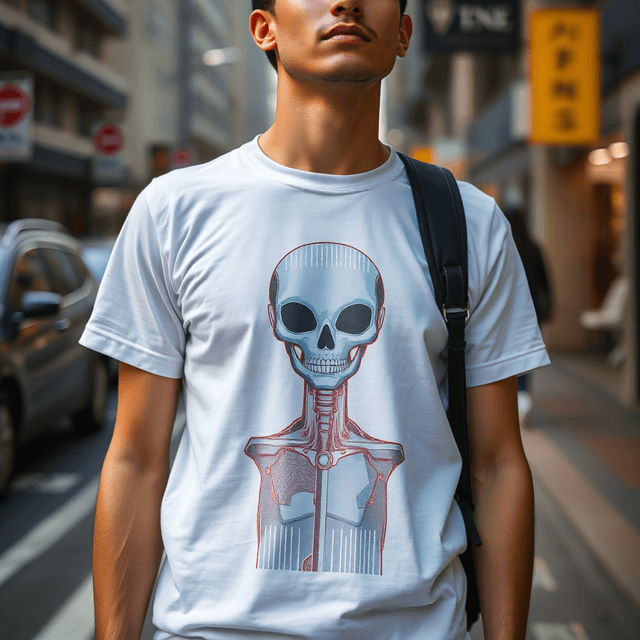 Custom AI designed t-shirt street style